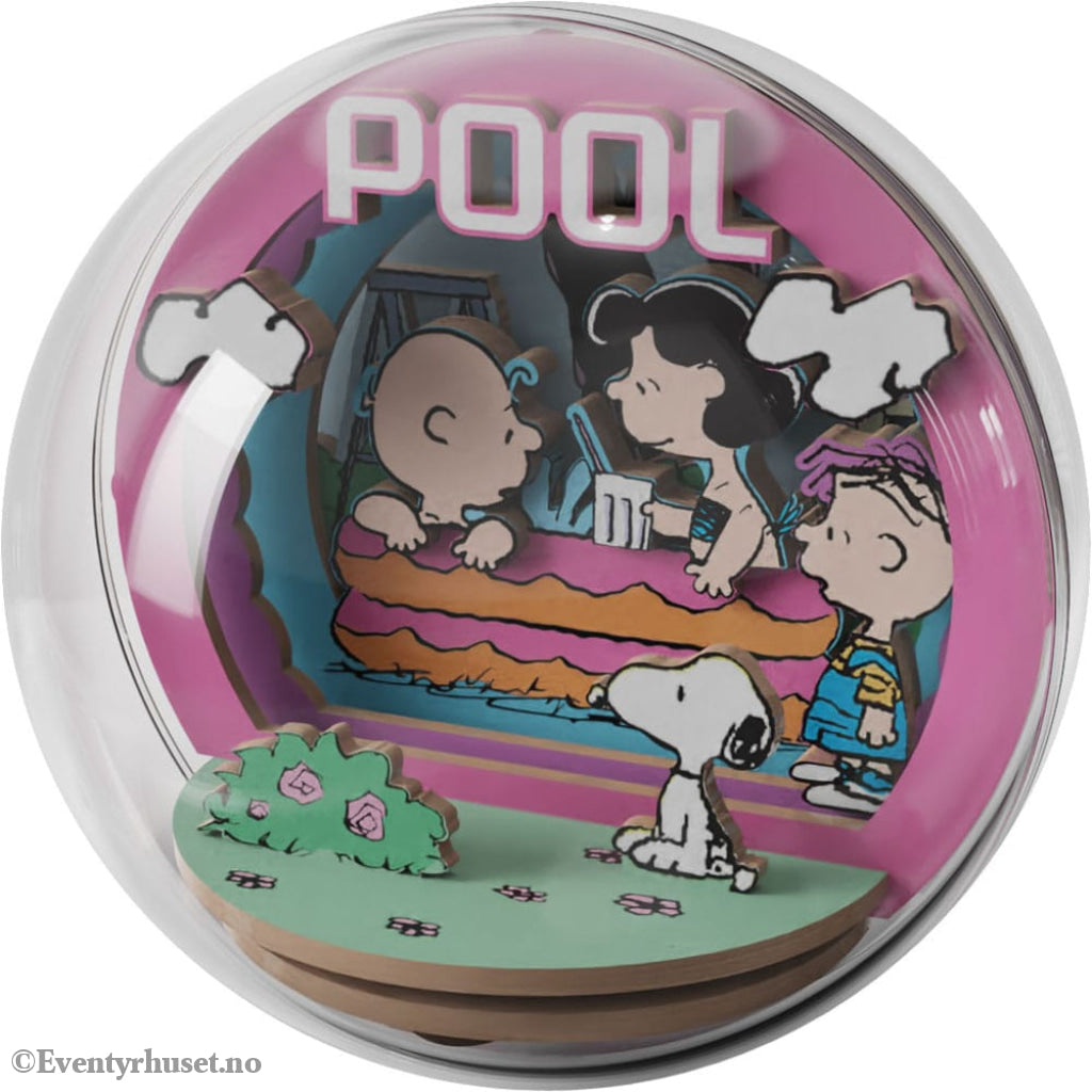 Peanuts Puremind Model Kit Wooden Theater Globe Cool Pool Toys