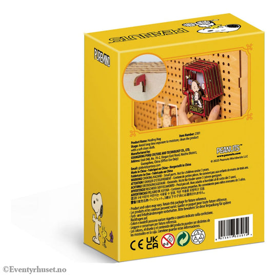 Peanuts Puremind Model Kit Wooden Theater Healing Hug Toys