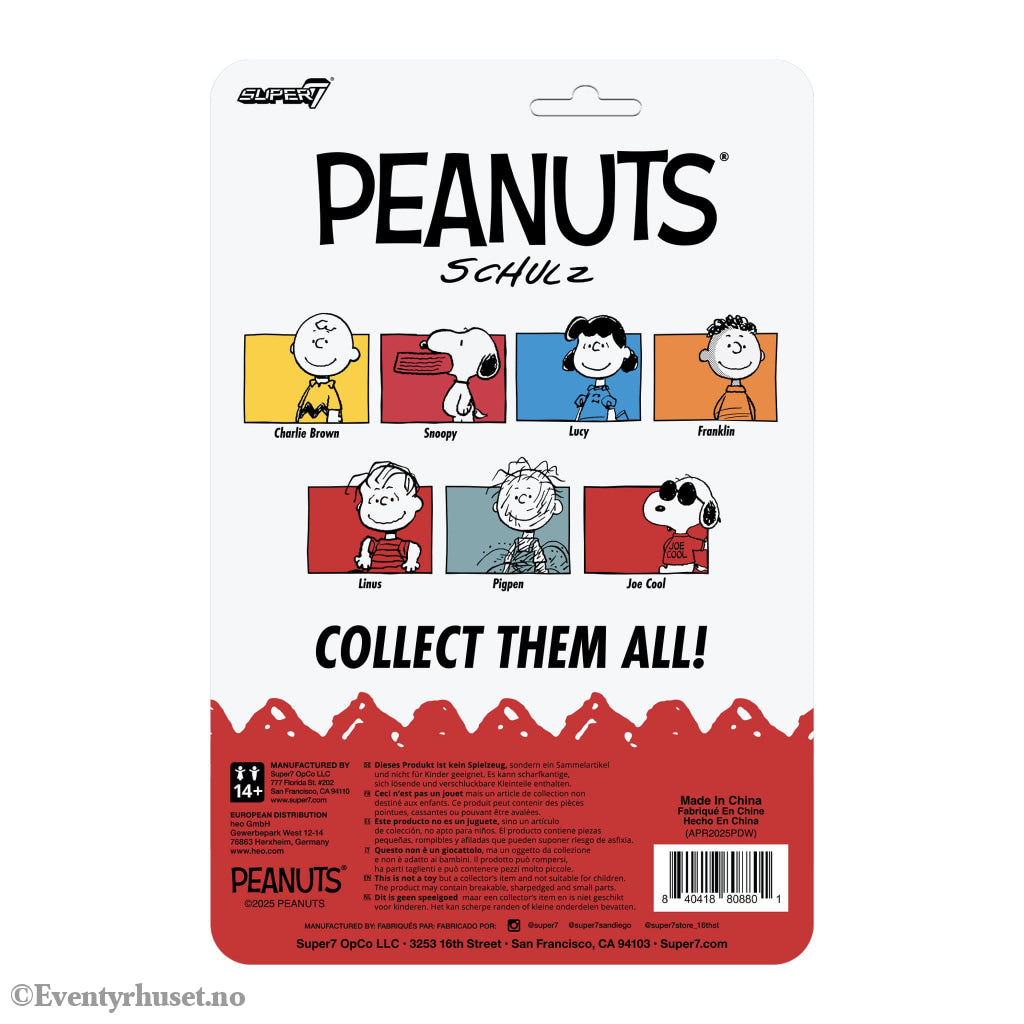 Peanuts ReAction Action Figure Wave 8 Joe Cool 9 cm. Mint In Sealed Box (MISB)! Actionfigur