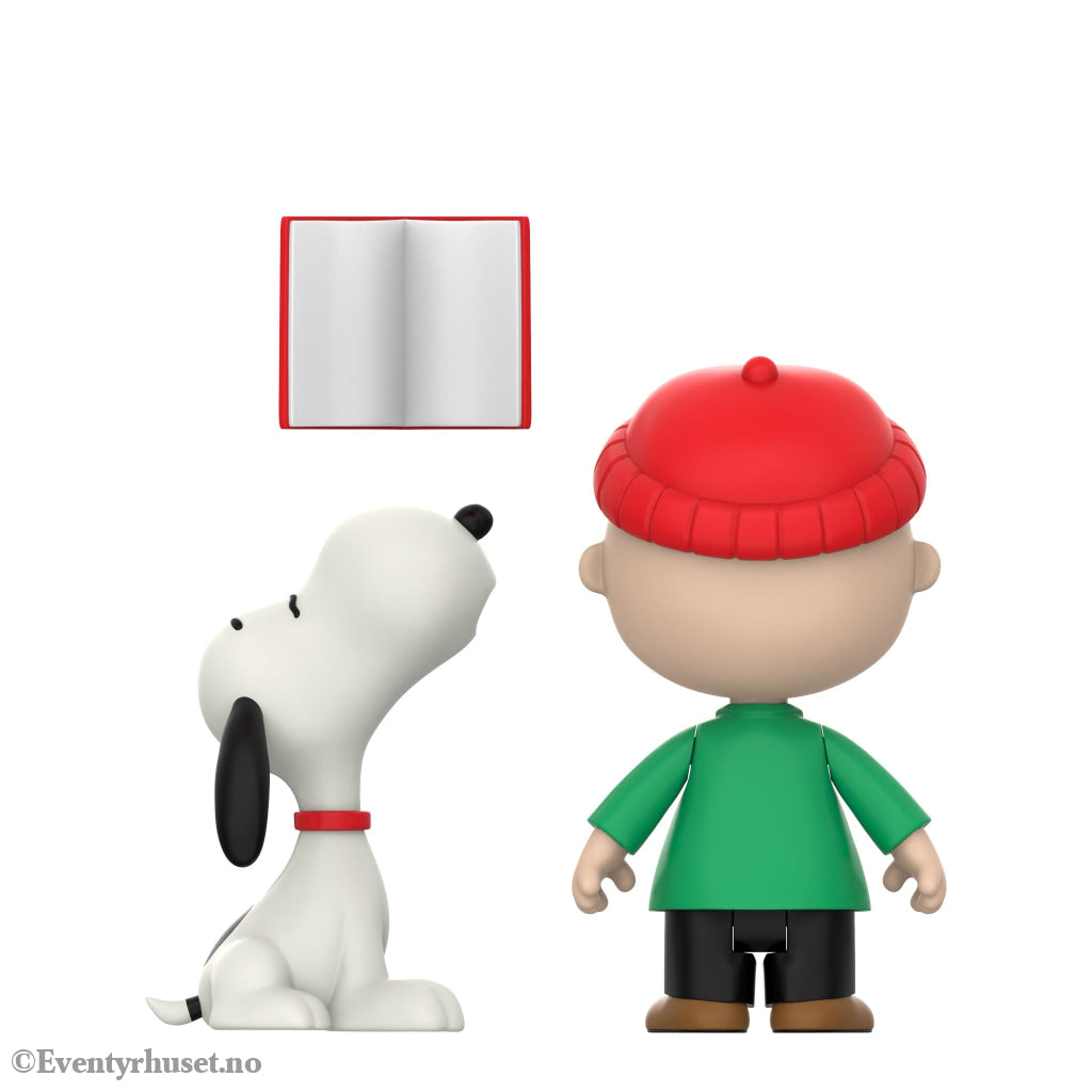 Peanuts ReAction Action Figures 2-Pack Brown and Snoopy (Caroling) 10 cm. Mint In Sealed Box (MISB)! Actionfigur