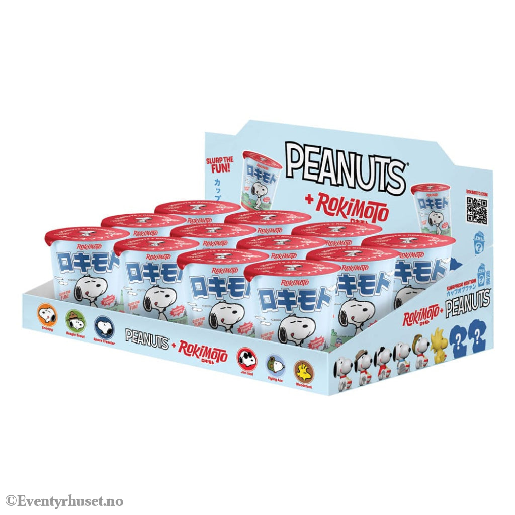 Peanuts + Rokimoto Blind Box Figures 10 cm Display (12) Collectibles