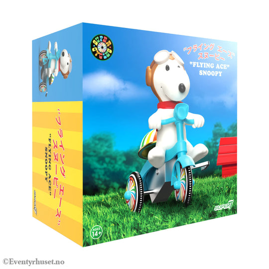 Peanuts Super Cycles Action Figure Snoopy Flying Ace 13 cm. Mint In Sealed Box (MISB)! Actionfigur