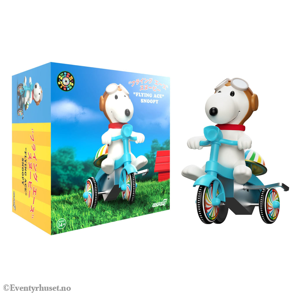 Peanuts Super Cycles Action Figure Snoopy Flying Ace 13 cm. Mint In Sealed Box (MISB)! Actionfigur