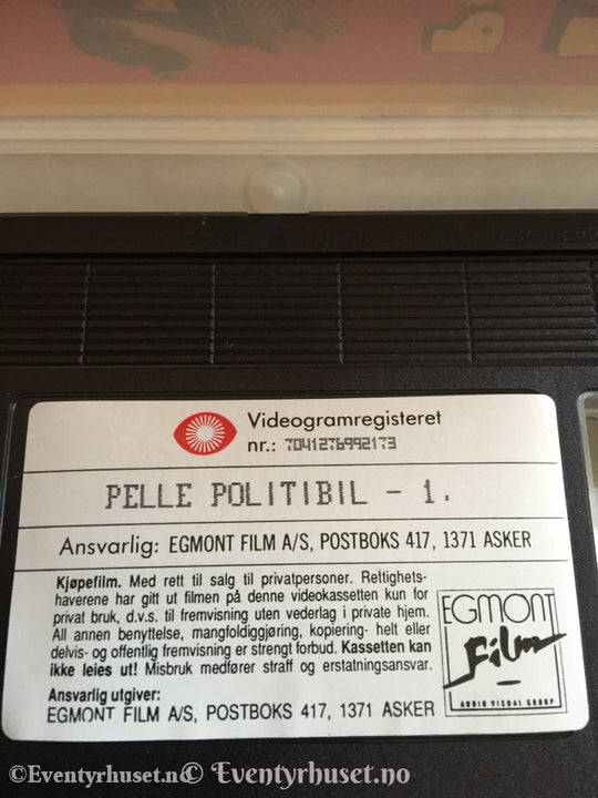 Pelle Politibil 1. Vhs. Vhs