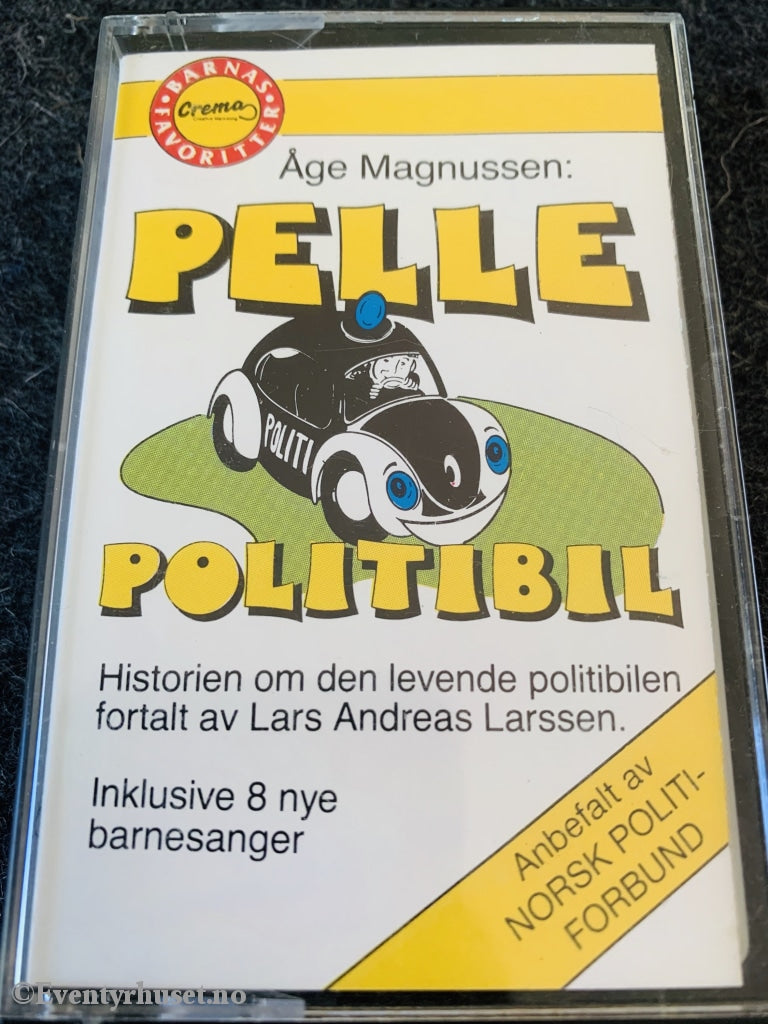 Pelle Politibil. 1987. Åge Magnussen: Kassett (Mc)