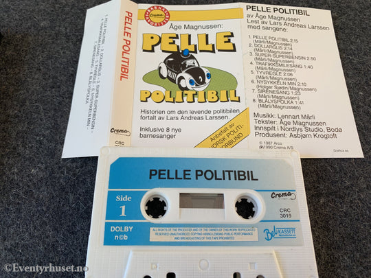 Pelle Politibil. 1987. Åge Magnussen: Kassett (Mc)