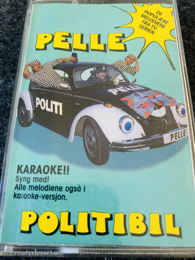 Pelle Politibil. 1993. Kassett. Kassett (Mc)
