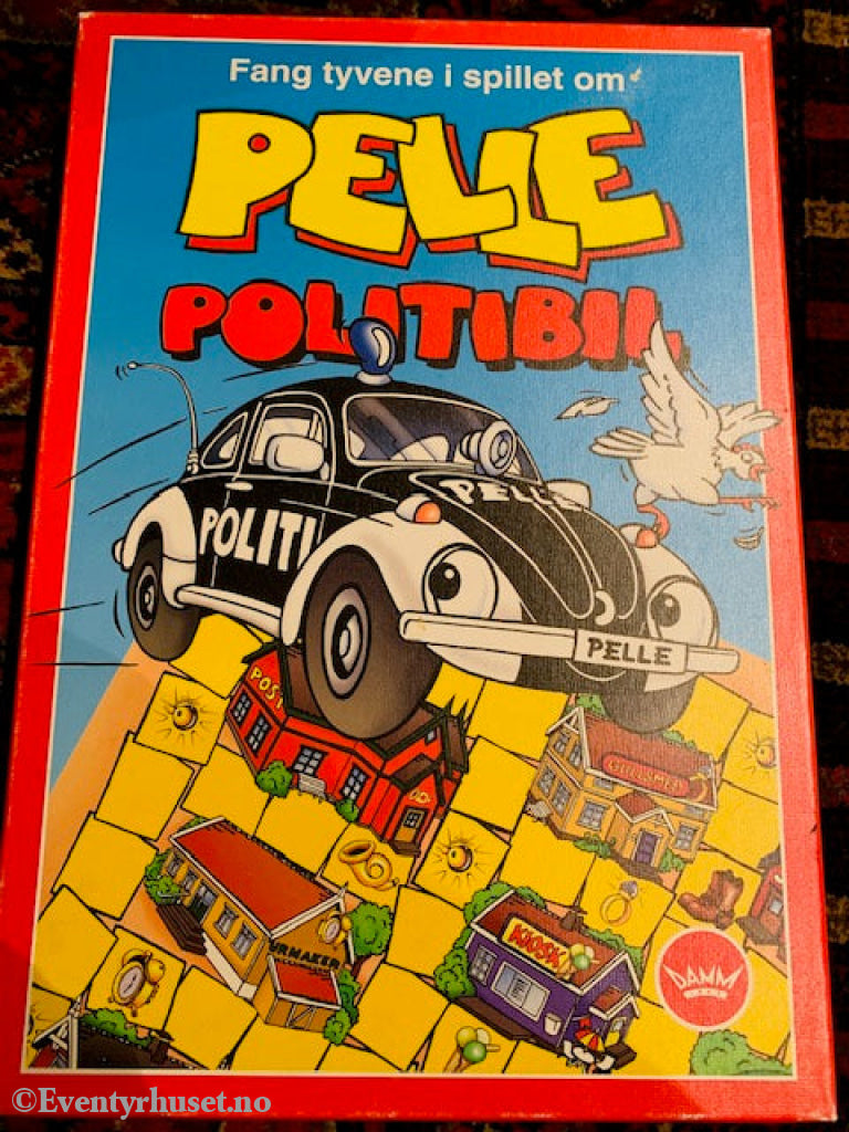 Pelle Politibil. 1995. Brettspill. Brettspill