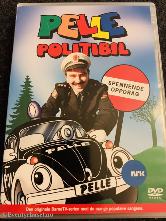 Pelle Politibil. 1997. Spennende Oppdrag. Dvd. Dvd