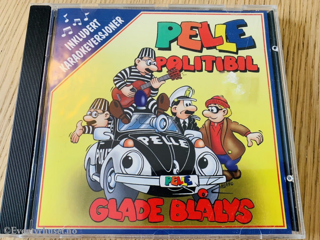 Pelle Politibil - Glade Blålys (Nrk). 1995. Cd. Cd