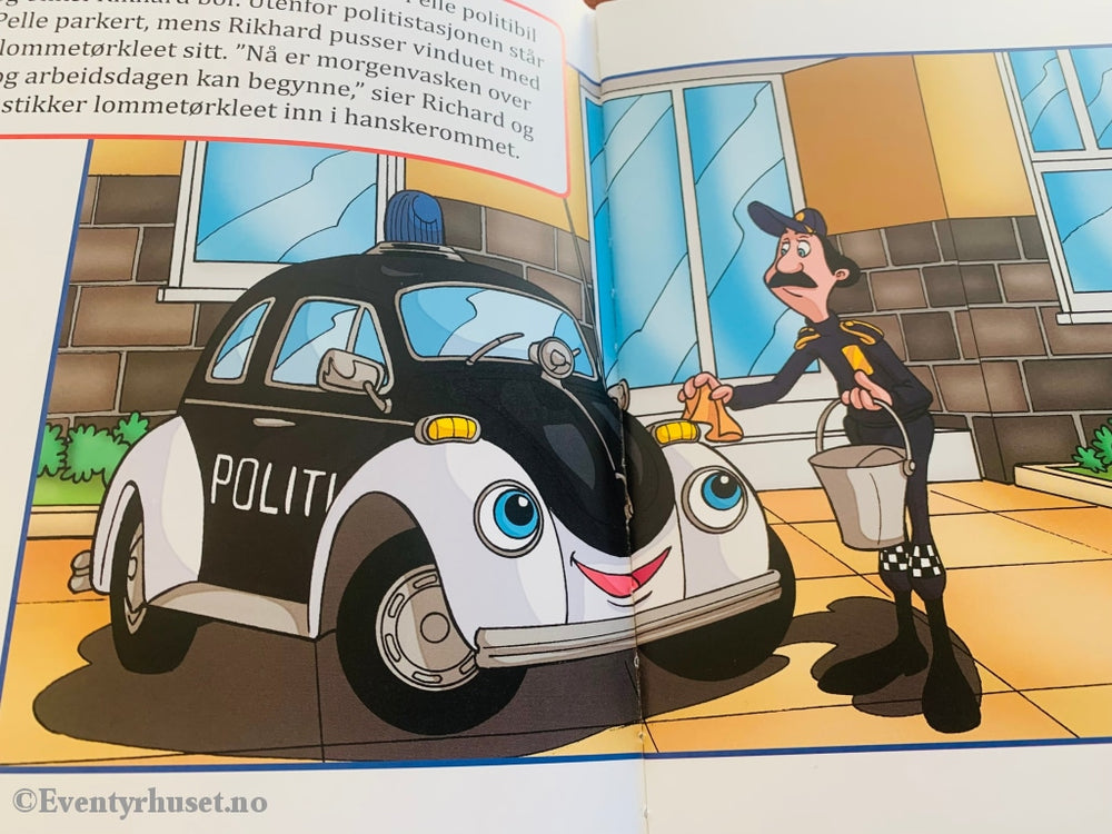 Pelle Politibil Og Tyven. Fortelling