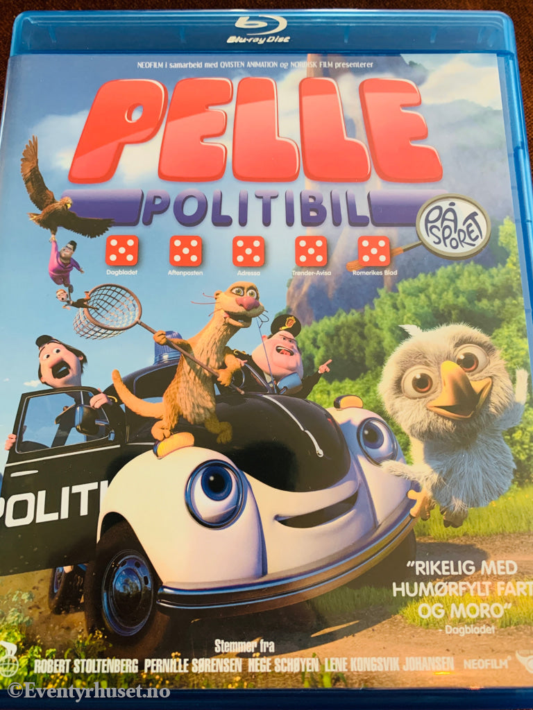 Pelle Politibil på sporet. Blu-Ray. Blu-ray Disc
