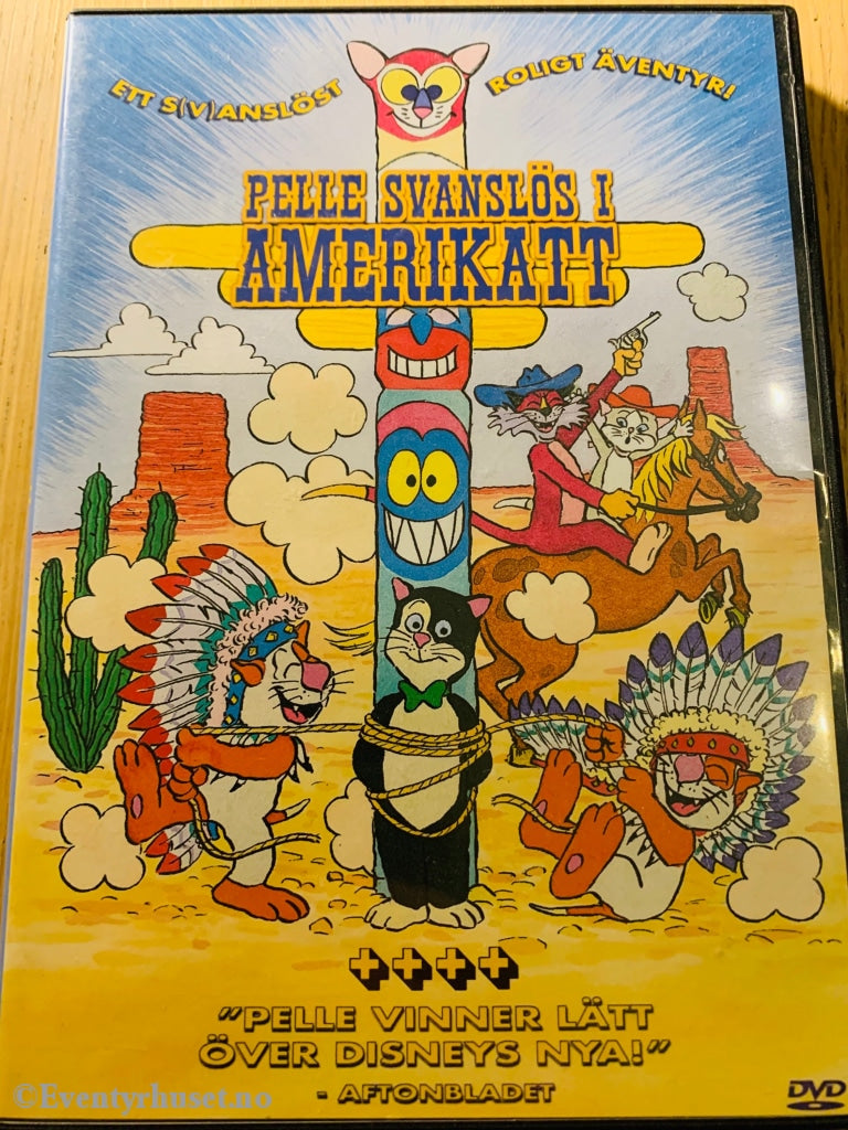 Pelle Svanslös I Amerikatt 1985. Dvd. Dvd
