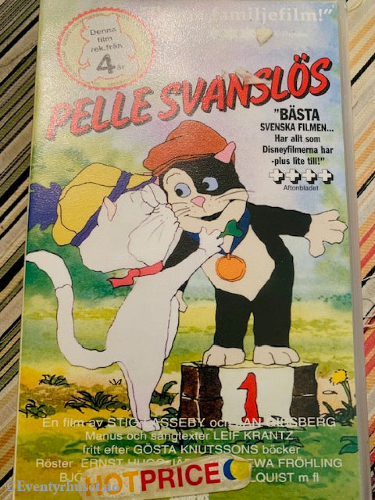 Pelle Svanslös. Vhs. Vhs