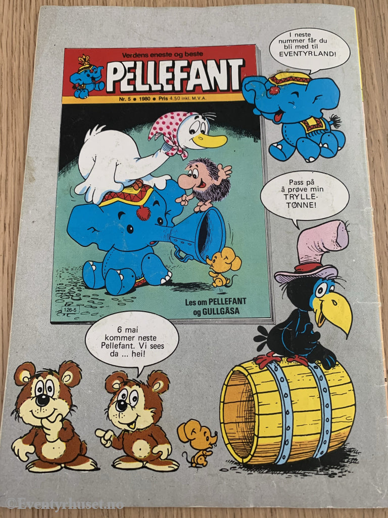 Pellefant. 04/1980. Tegneserieblad