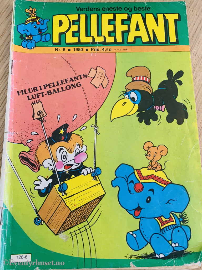 Pellefant. 6/1980. Tegneserieblad