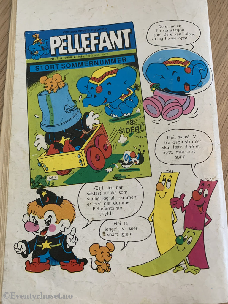 Pellefant. 6/1980. Tegneserieblad