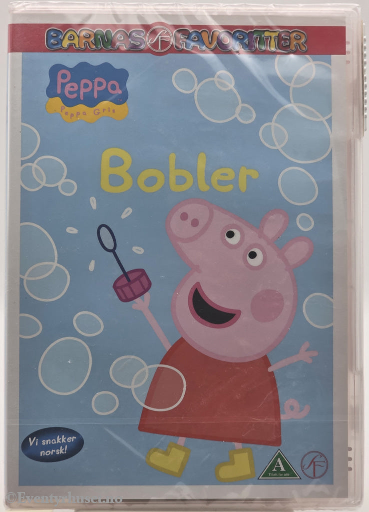 Peppa Gris – Bobler . 2004 . DVD. Ny i plast!