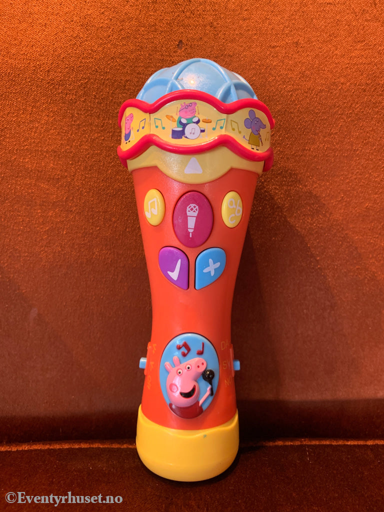Peppa Gris mikrofon med lyd og musikk.