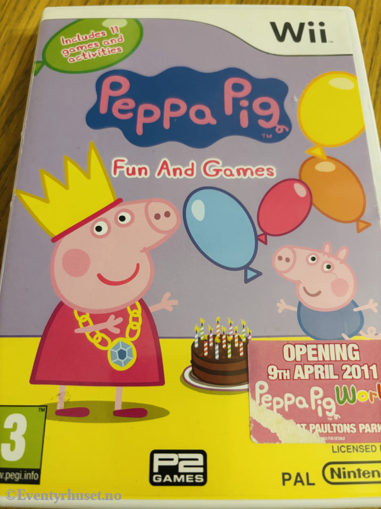 Peppa Pig: Fun And Games . Nintendo Wii.