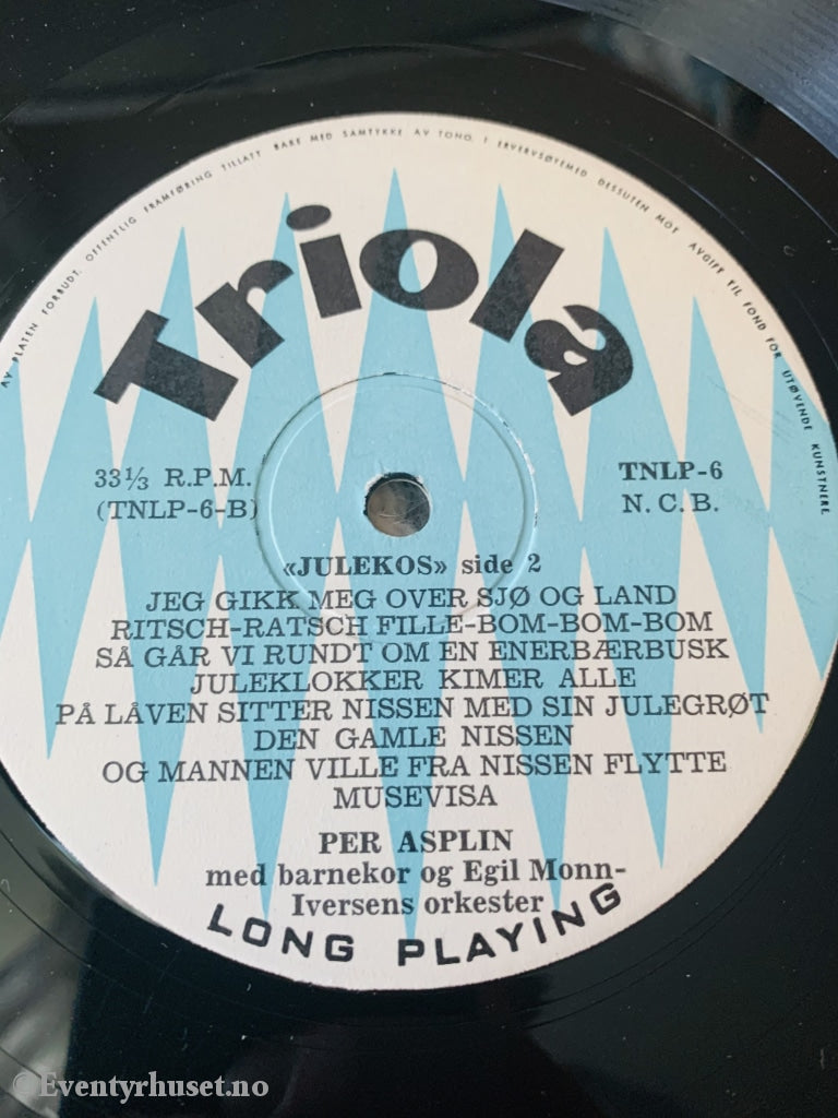 Per Asplin. 1970. Julekos. Lp. Lp Plate