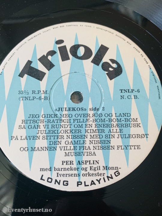 Per Asplin. 1970. Julekos. Lp. Lp Plate