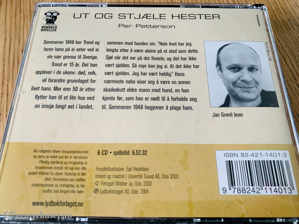 Per Petterson. Ut Og Stjæle Hester. Lydbok På 6 Cd.