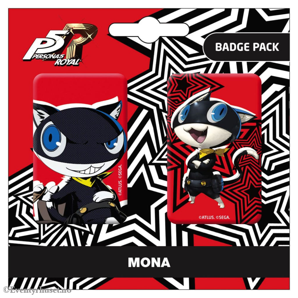 Persona 5 Royal Pin Badges 2-Pack Mona / Morgana Manga & Anime