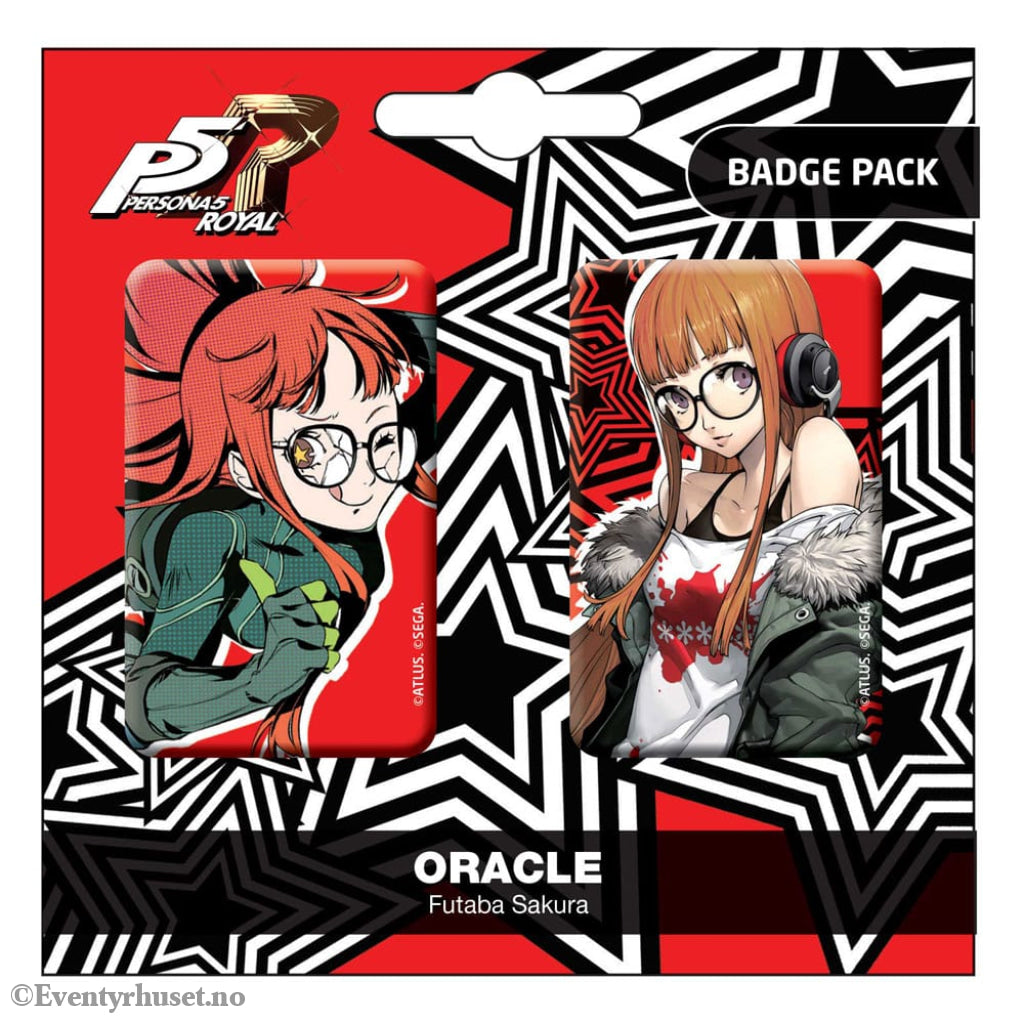 Persona 5 Royal Pin Badges 2-Pack Oracle / Futaba Sakura Manga & Anime