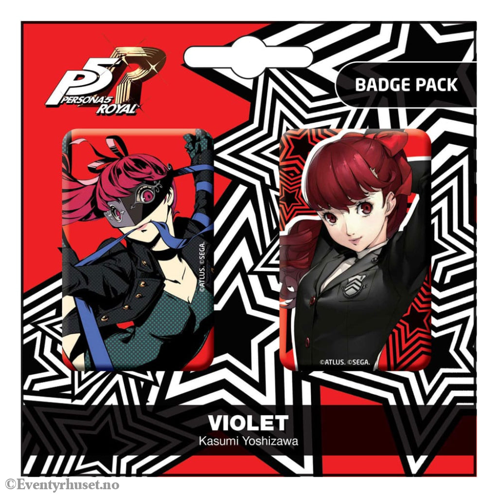 Persona 5 Royal Pin Badges 2-Pack Violet / Kasumi Yoshizawa Manga & Anime