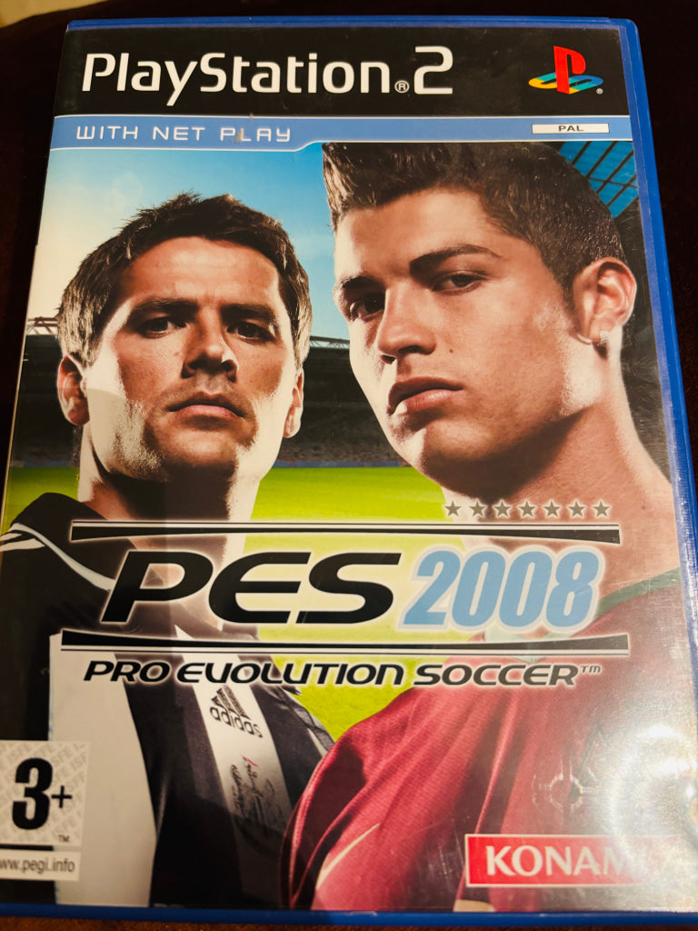 PES 2008 Pro Evolution Soccer. PS2.