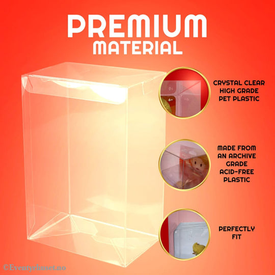 PET Protectors 10-Pack for Amiibo Figures Storage & Protection