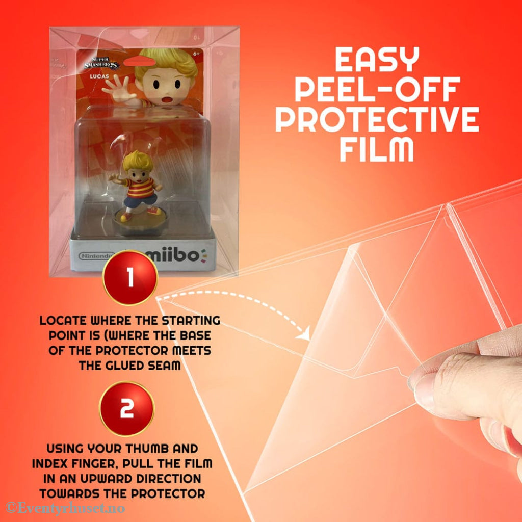 PET Protectors 10-Pack for Amiibo Figures Storage & Protection