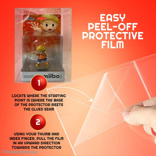 PET Protectors 10-Pack for Amiibo Figures Storage & Protection