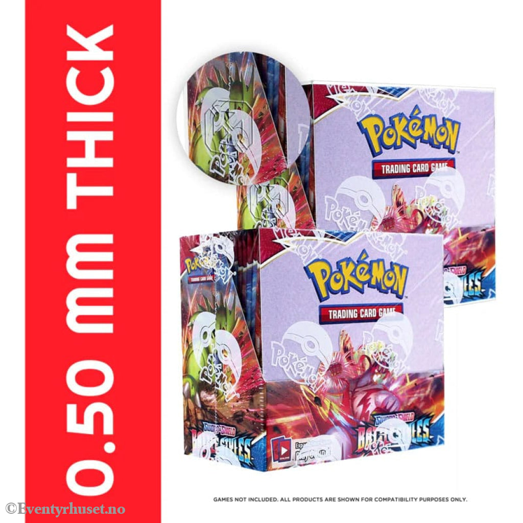 PET Protectors 5-Pack for Booster Boxes / Elite Trainer Boxes Ver. 1 Storage & Protection