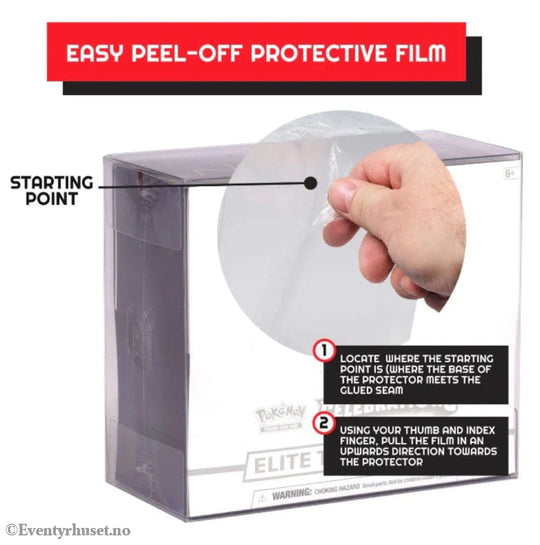 PET Protectors 5-Pack for Booster Boxes / Elite Trainer Boxes Ver. 2 Storage & Protection