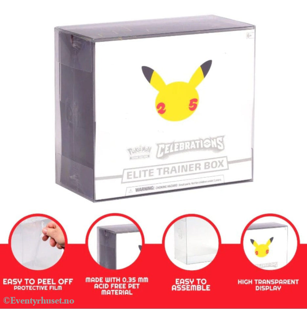 PET Protectors 5-Pack for Booster Boxes / Elite Trainer Boxes Ver. 2 Storage & Protection
