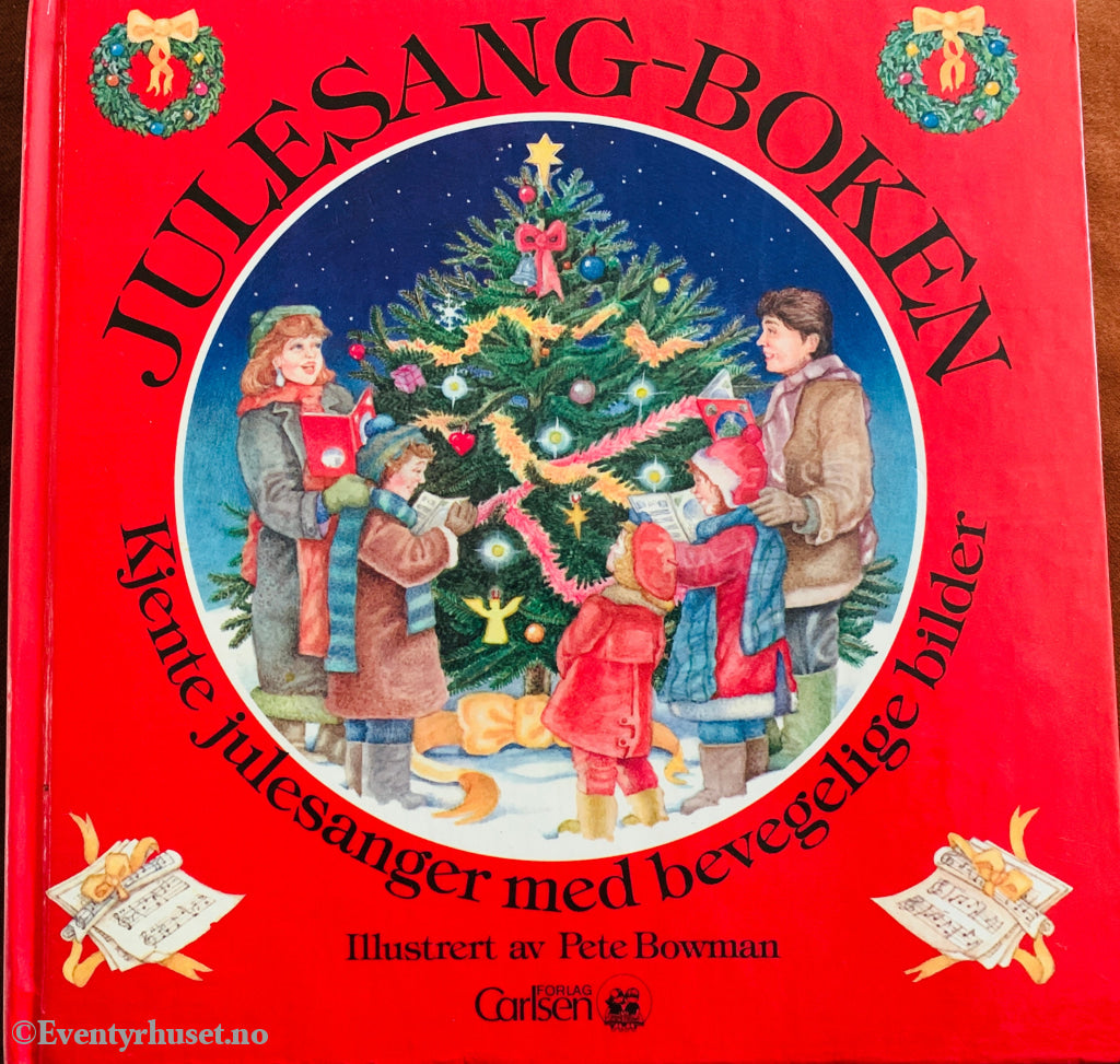 Pete Bowman. Julesang-boken: Kjente julesanger med bevegelige bilder. 1992. Barnebok.