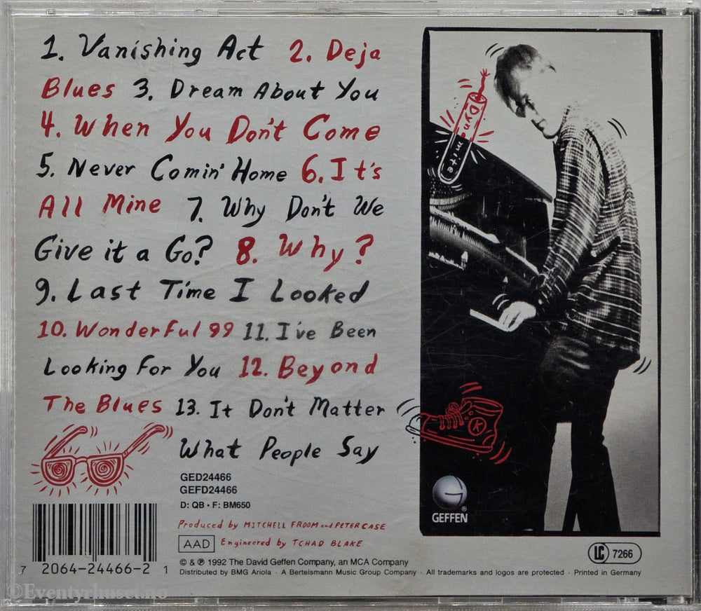 Peter Case. Six-Pack of Love. 1992. Musikk-CD.