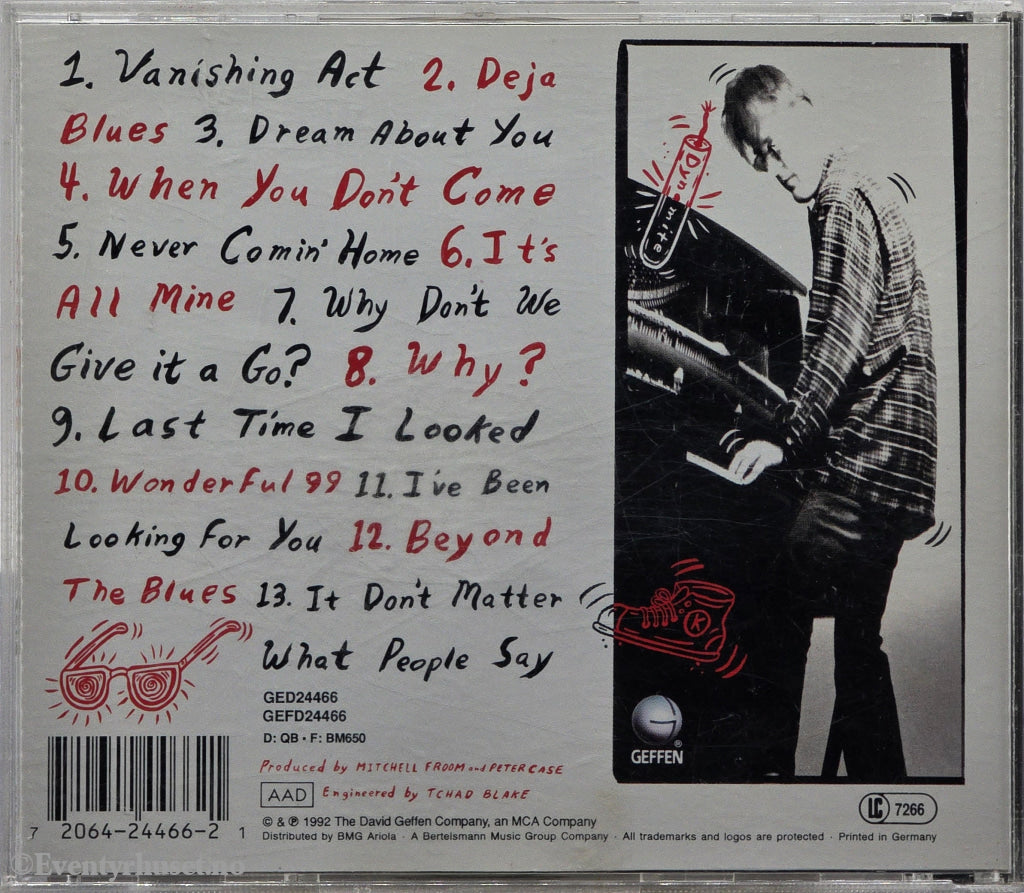 Peter Case. Six-Pack of Love. 1992. Musikk-CD.