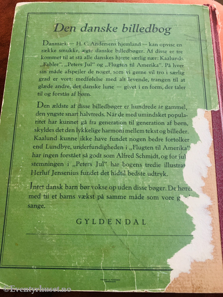 Peter Faber og Johan Krohn. Peters Jul. 1942. Bok. Slitt.