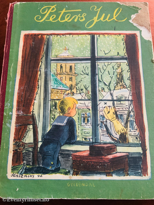 Peter Faber og Johan Krohn. Peters Jul. 1942. Bok. Slitt.