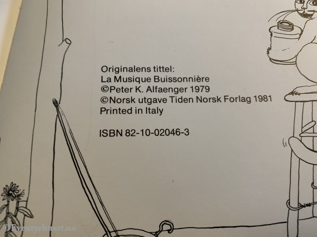 Peter K. Alfaenger. 1981. Vi Lager Musikk. Fortelling