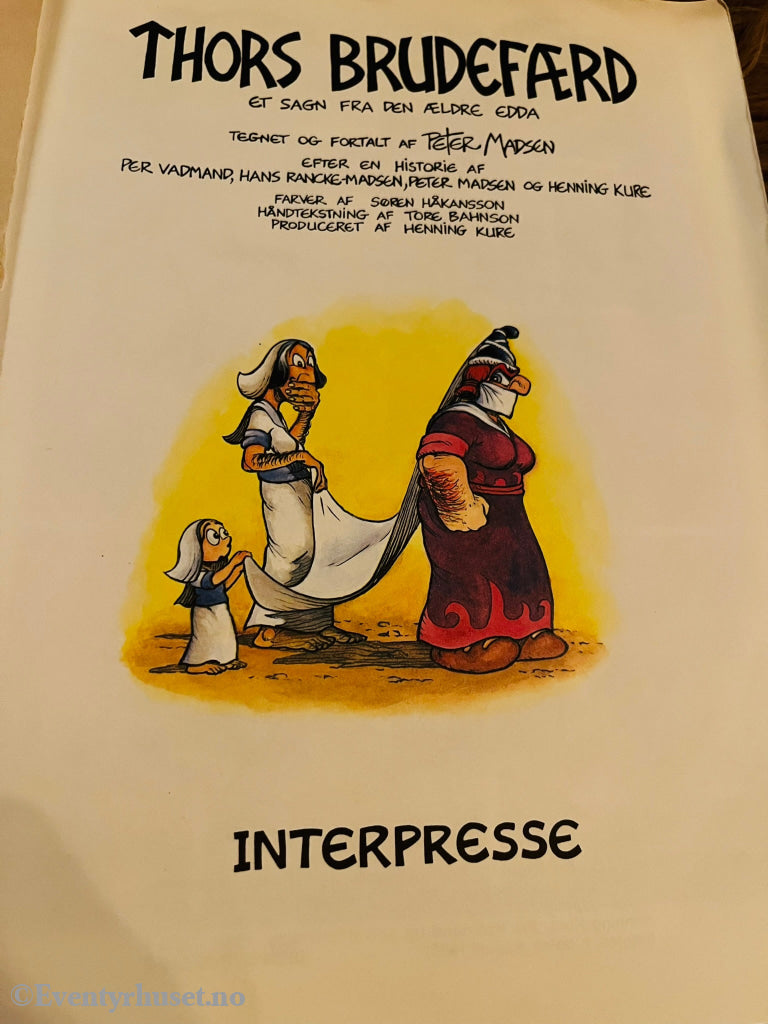 Peter Madsen. 1980. Valhalla 2. Tors Brudefærd. Dansk Utgave. Tegneseriealbum