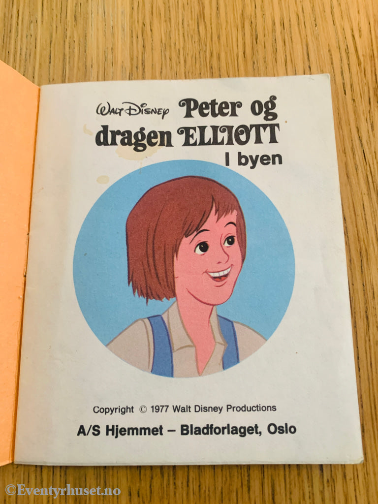 Peter Og Dragen Elliot I Byen (Disney’s Minni Bøker 59). 1977. Fortelling