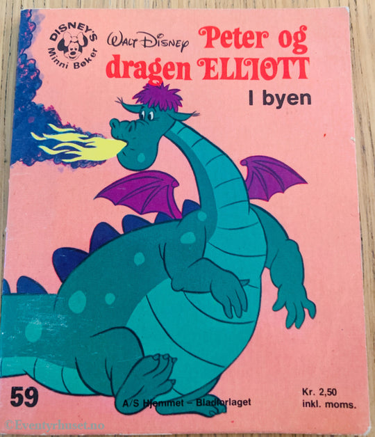 Peter Og Dragen Elliot I Byen (Disney’s Minni Bøker 59). 1977. Fortelling