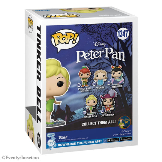 Peter Pan 70th Anniversary POP! Disney Vinyl Figure Tink on mirror 9 cm Collectibles
