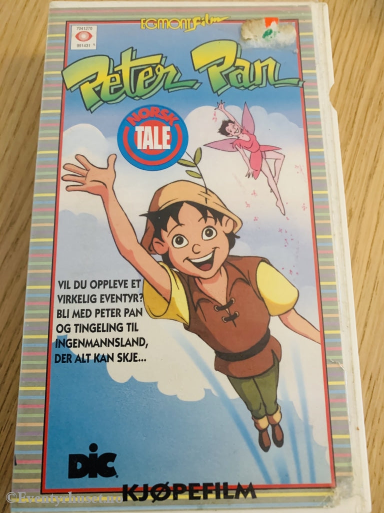 Peter Pan Del 1. 1990. Vhs. Vhs