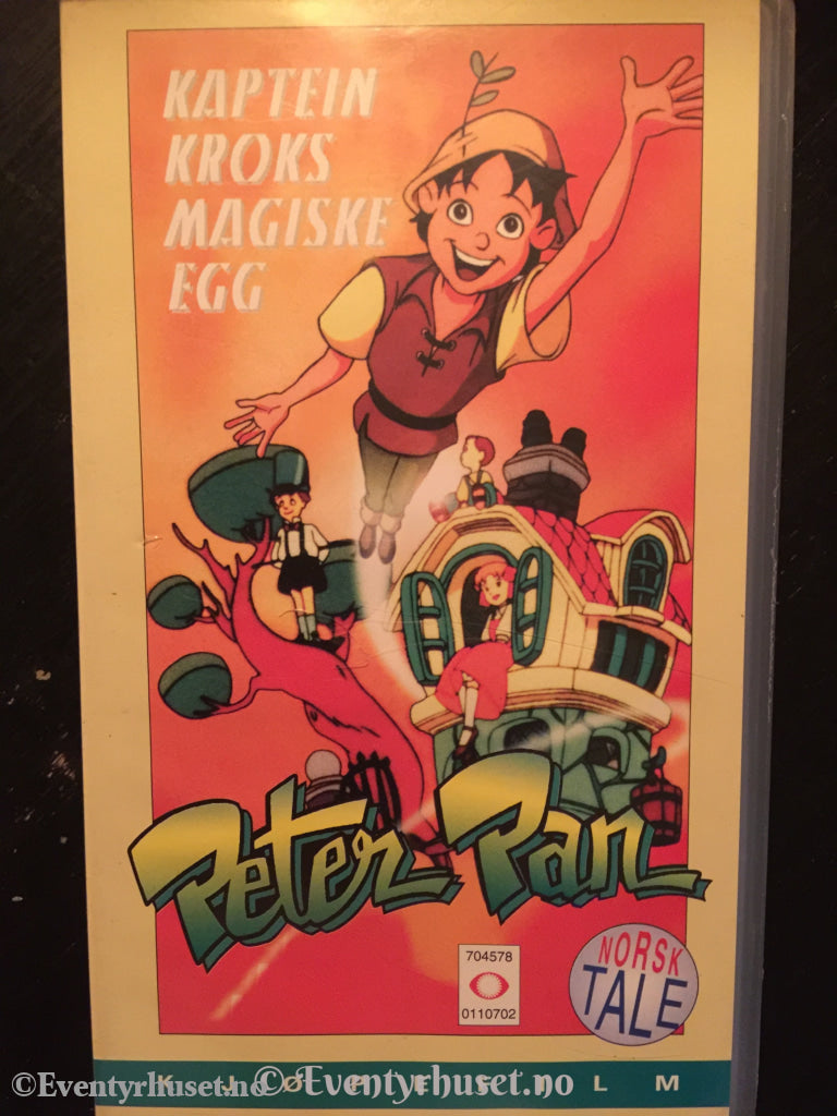 Peter Pan - Kaptein Krok´s Magiske Egg. Vhs. Vhs