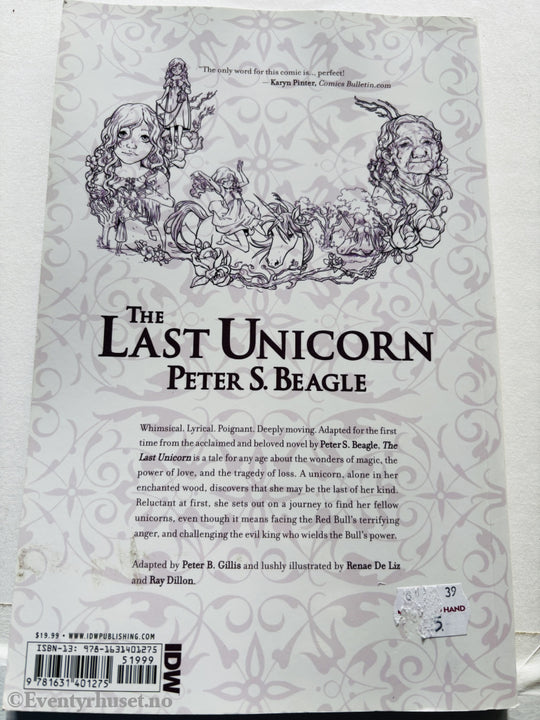 Peter S. Beagle. The Last Unicorn. 1968. Barnebok.